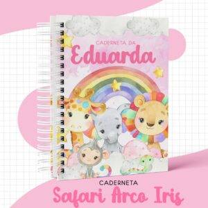 Arquivo Digital KIT Caderneta de vacina Safari Menina 2