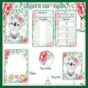 Arquivo Digital KIT Caderneta de vacina COALA MENINA 01