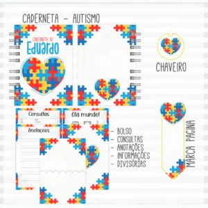 Arquivo Digital KIT Caderneta de vacina AUTISMO 1