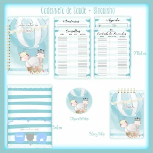 Arquivo Digital KIT Caderneta de vacina ANIMAIS BALOEIROS 3