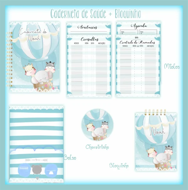 Arquivo Digital KIT Caderneta de vacina ANIMAIS BALOEIROS 3