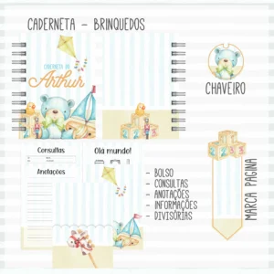 Arquivo Digital KIT Caderneta de vacina BRINQUEDOS 3