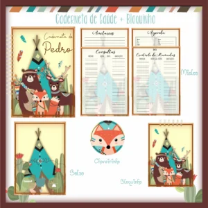 Arquivo Digital KIT Caderneta de vacina BOSQUE MENINO 02