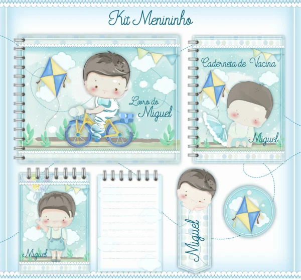 Arquivo Digital KIT Caderneta de vacina MENINO 1