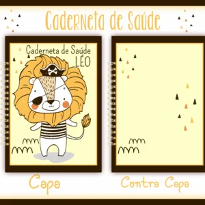 Arquivo Digital KIT Caderneta de vacina LEAOZINHO 1