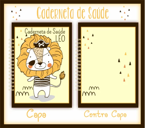 Arquivo Digital KIT Caderneta de vacina LEAOZINHO 1