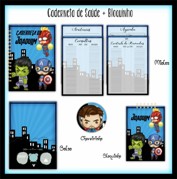 Arquivo Digital KIT Caderneta de vacina HEROIS 1