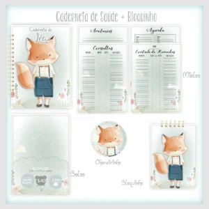 Arquivo Digital KIT Caderneta de vacina RAPOSINHA 2