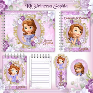 Arquivo Digital KIT Caderneta de vacina PRINCESA SOPHIA 1
