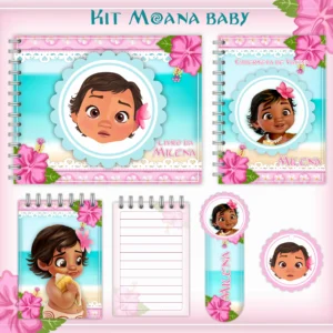 Arquivo Digital KIT Caderneta de vacina MOANA BABY 1