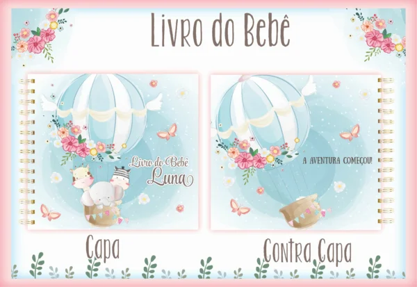 Arquivo Digital KIT Caderneta de vacina ANIMAIS BALOEIROS 1 - Imagem 4