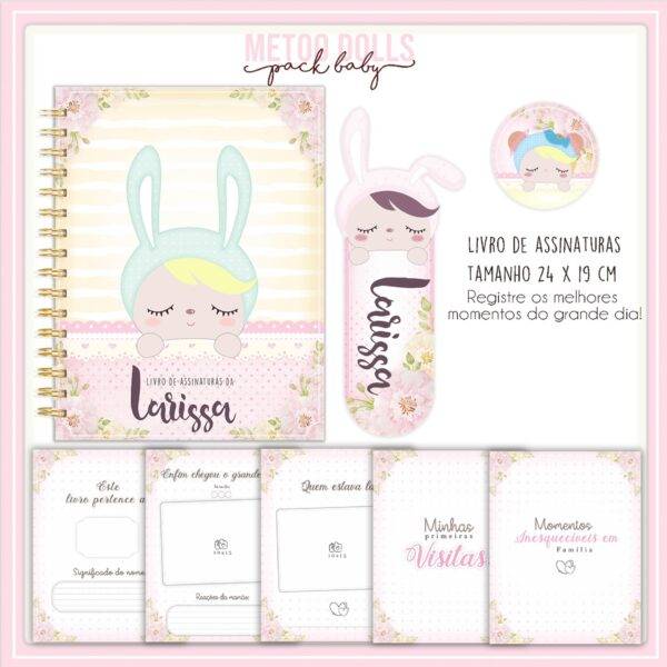 Arquivo Digital KIT Caderneta de vacina METOO DOLL 1 - Imagem 2