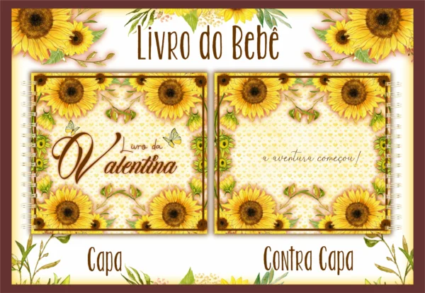 Arquivo Digital KIT Caderneta de vacina GIRASSOL 1 - Imagem 3