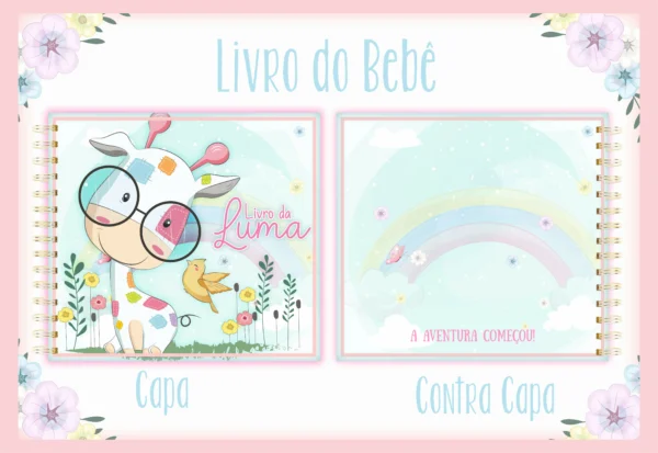 Arquivo Digital KIT Caderneta de vacina GIRAFINHA 1 - Imagem 2