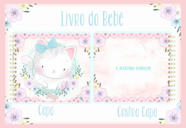 Arquivo Digital KIT Caderneta de vacina GATINHA 1 - Imagem 2