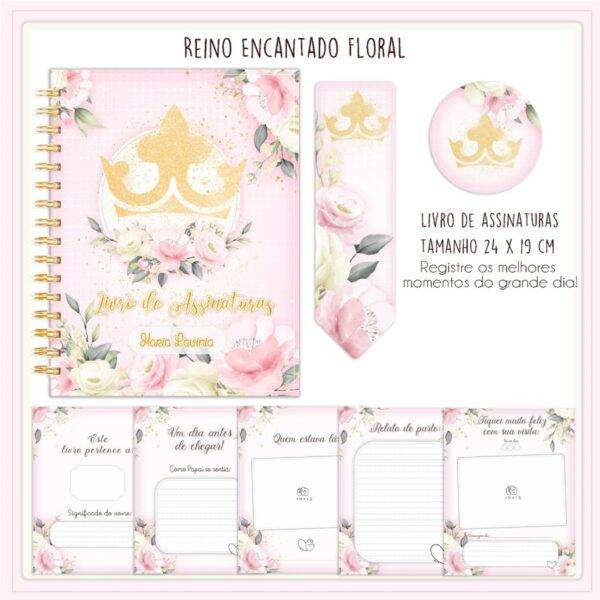Arquivo Digital KIT Caderneta de vacina REINADO ENCANTADO 1 - Imagem 2