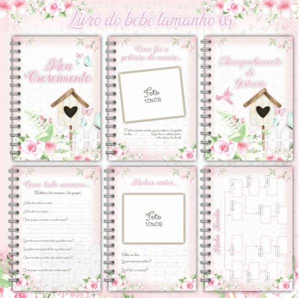 Arquivo Digital KIT Caderneta de vacina JARDIM 2 - Imagem 2