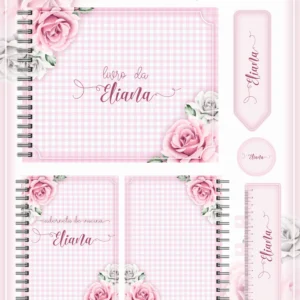 Arquivo Digital KIT Caderneta de vacina NEUTRO ROSA 2