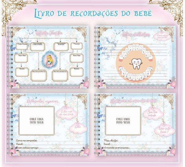 Arquivo Digital KIT Caderneta ALICE NO PAÍS DAS MARAVILHAS 1 - Imagem 4