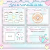 Arquivo Digital KIT Caderneta de vacina CHUVA DE AMOR MENINA 01 - Imagem 3