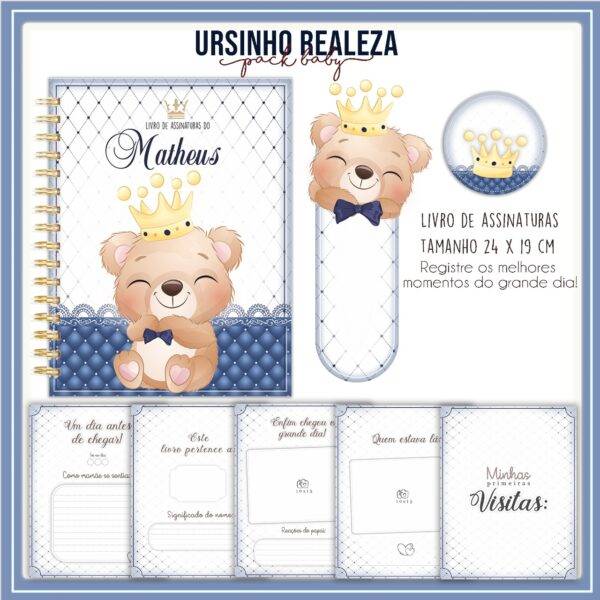 Arquivo Digital KIT Caderneta de vacina URSINHO REALEZA 2 - Imagem 3