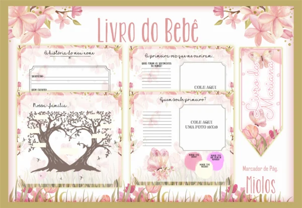 Arquivo Digital KIT Caderneta de vacina JARDIM 3 - Imagem 3