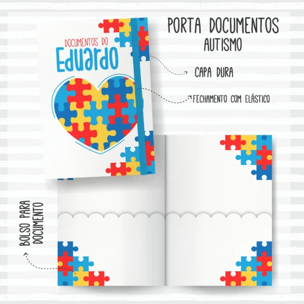Arquivo Digital KIT Caderneta de vacina AUTISMO 1 - Imagem 4