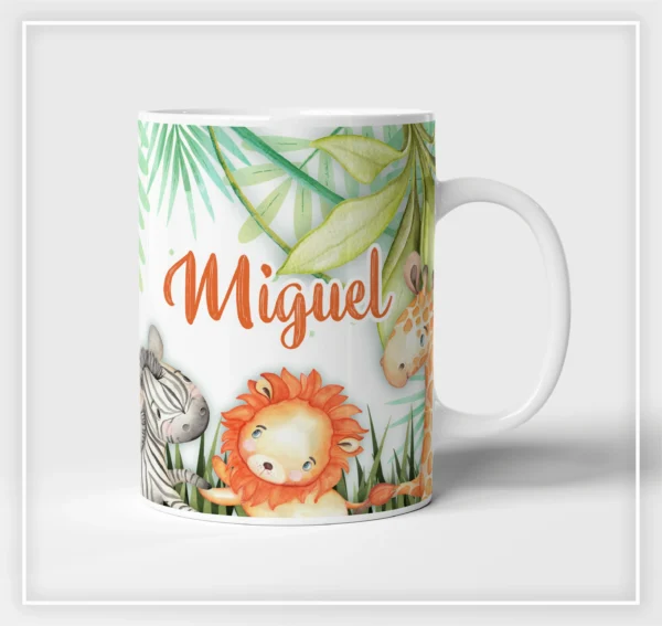 Arquivo Digital KIT Caderneta de vacina SAFARI MENINO 1 - Imagem 3