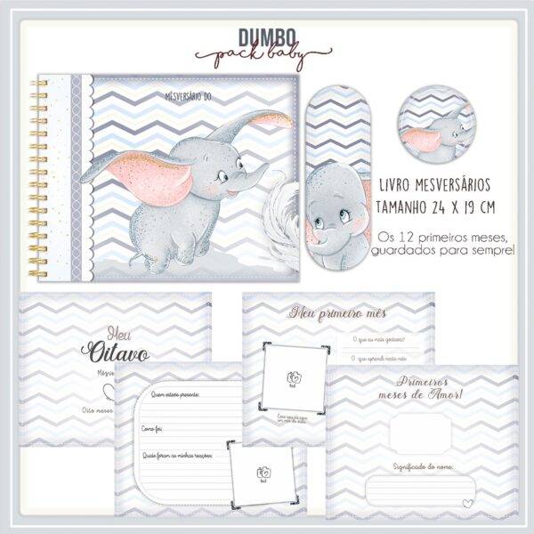 Arquivo Digital KIT Caderneta de vacina DUMBO 01 - Imagem 4
