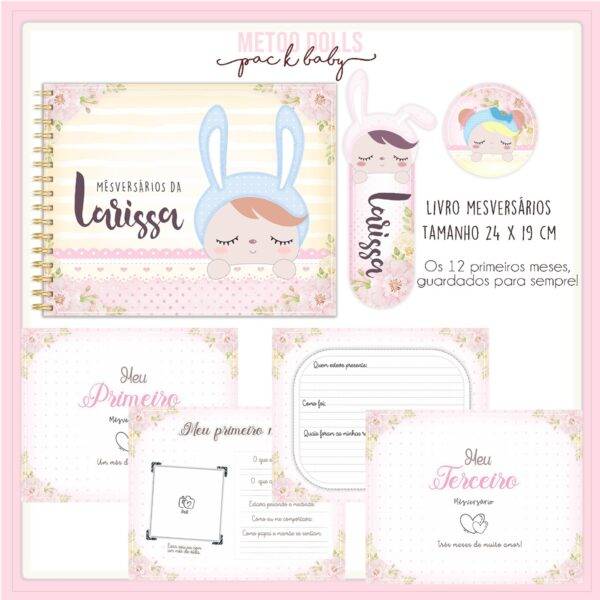 Arquivo Digital KIT Caderneta de vacina METOO DOLL 1 - Imagem 3