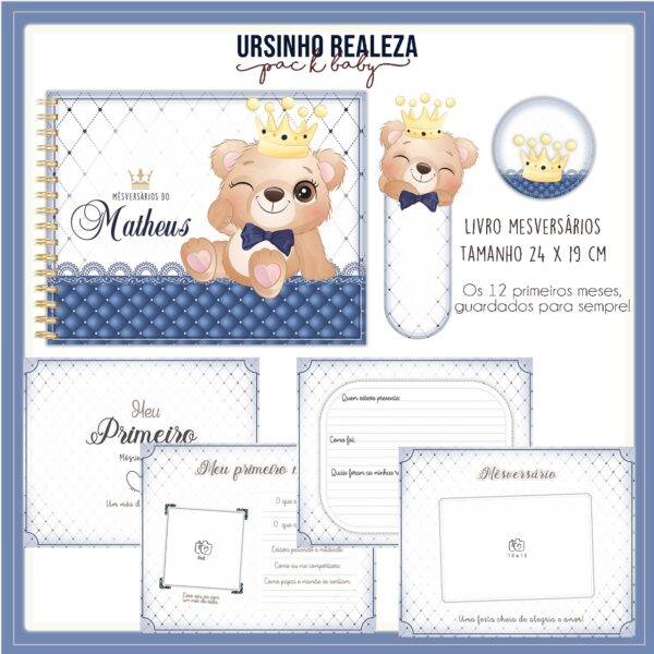 Arquivo Digital KIT Caderneta de vacina URSINHO REALEZA 2 - Imagem 4