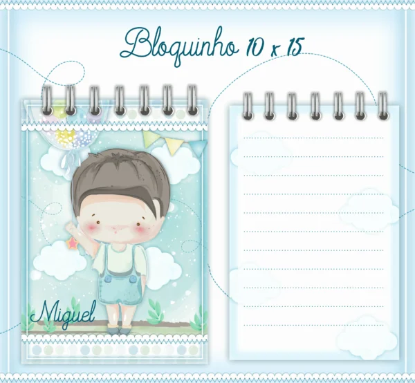 Arquivo Digital KIT Caderneta de vacina MENINO 1 - Imagem 5