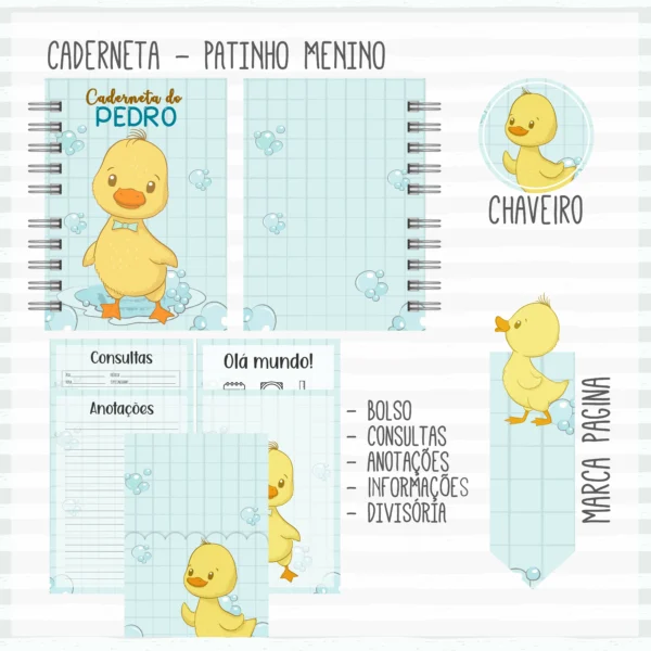 Arquivo Digital KIT Caderneta de vacina PATINHO 1