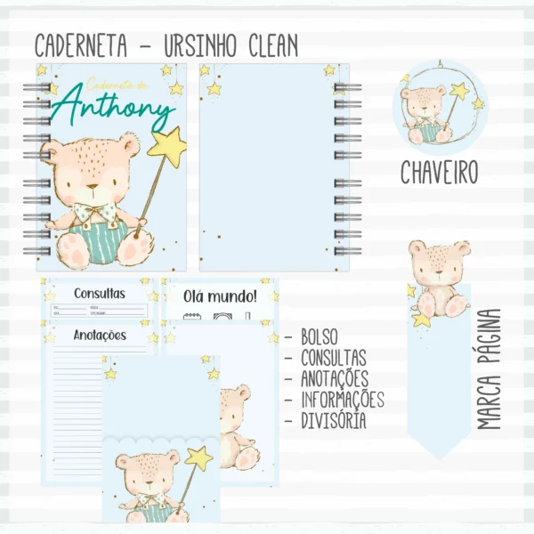 Arquivo Digital KIT Caderneta de vacina URSINHO 1
