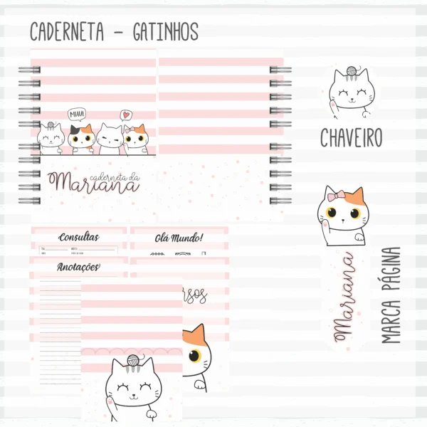 Arquivo Digital KIT Caderneta de vacina GATINHOS 4