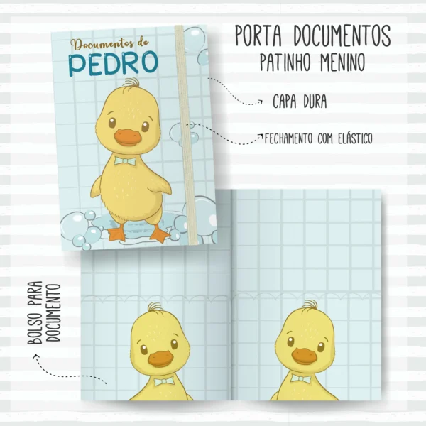Arquivo Digital KIT Caderneta de vacina PATINHO 1 - Imagem 2