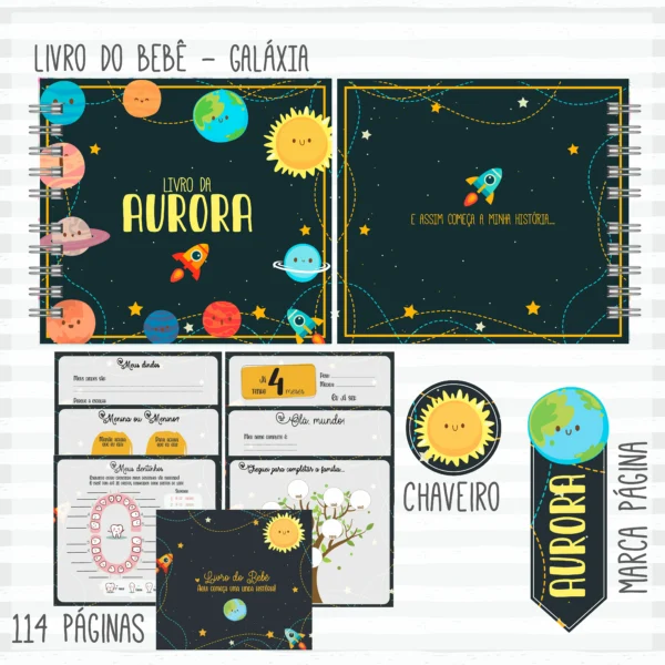 Arquivo Digital KIT Caderneta de vacina GALAXIA 2 - Imagem 2
