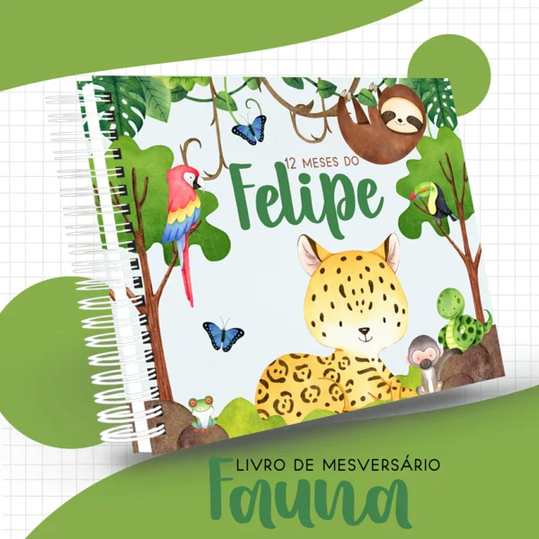 Arquivo Digital KIT Caderneta de vacina FAUNA BRASILEIRA 1 - Imagem 2