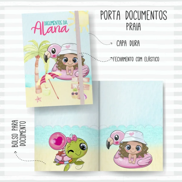 Arquivo Digital KIT Caderneta de vacina PRAIA E VERÃO 1 - Imagem 2