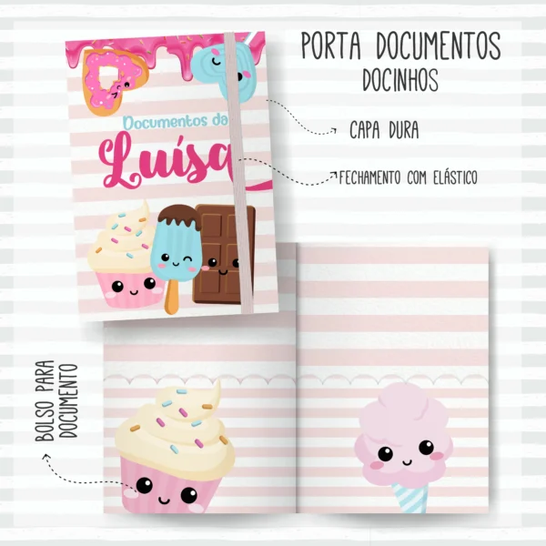 Arquivo Digital KIT Caderneta de vacina DOCINHOS 1 - Image 2