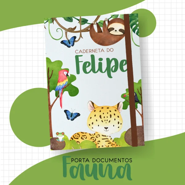 Arquivo Digital KIT Caderneta de vacina FAUNA BRASILEIRA 1 - Imagem 5
