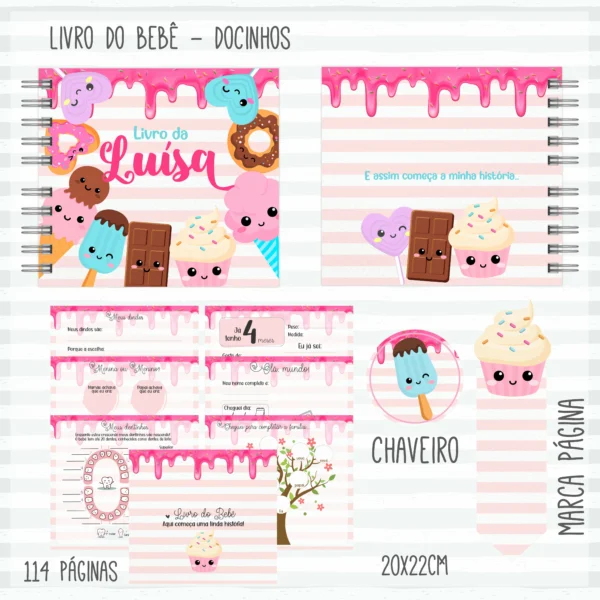 Arquivo Digital KIT Caderneta de vacina DOCINHOS 1 - Image 3