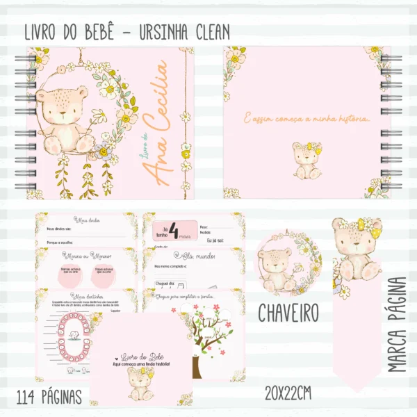 Arquivo Digital KIT Caderneta de vacina URSINHA 3 - Imagem 5