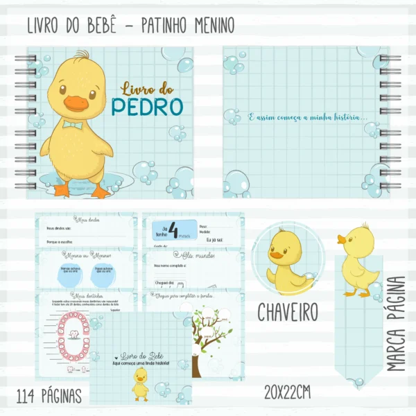 Arquivo Digital KIT Caderneta de vacina PATINHO 1 - Imagem 5