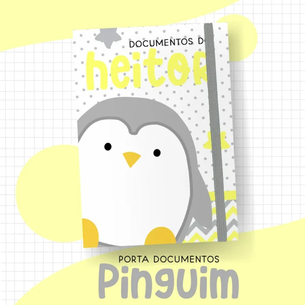 Arquivo Digital KIT Caderneta de vacina PINGUIM 2 - Imagem 4