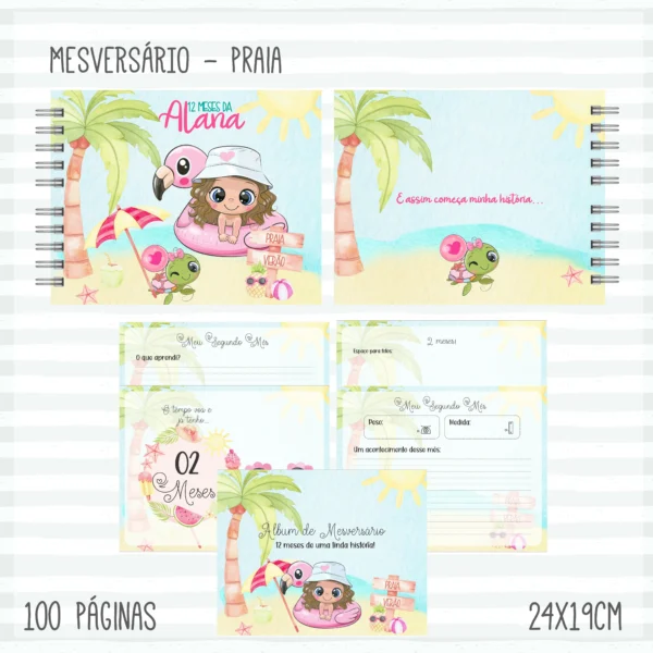 Arquivo Digital KIT Caderneta de vacina PRAIA E VERÃO 1 - Imagem 3