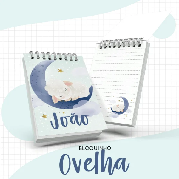 Arquivo Digital KIT Caderneta de vacina OVELHA AZUL 2 - Imagem 3
