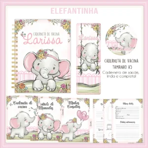 Arquivo Digital KIT Caderneta de vacina ELEFANTINHA 5