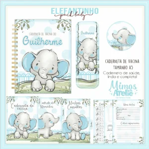Arquivo Digital KIT Caderneta de vacina ELEFANTINHO 4