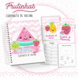 Arquivo Digital KIT Caderneta de vacina FRUTINHAS 2